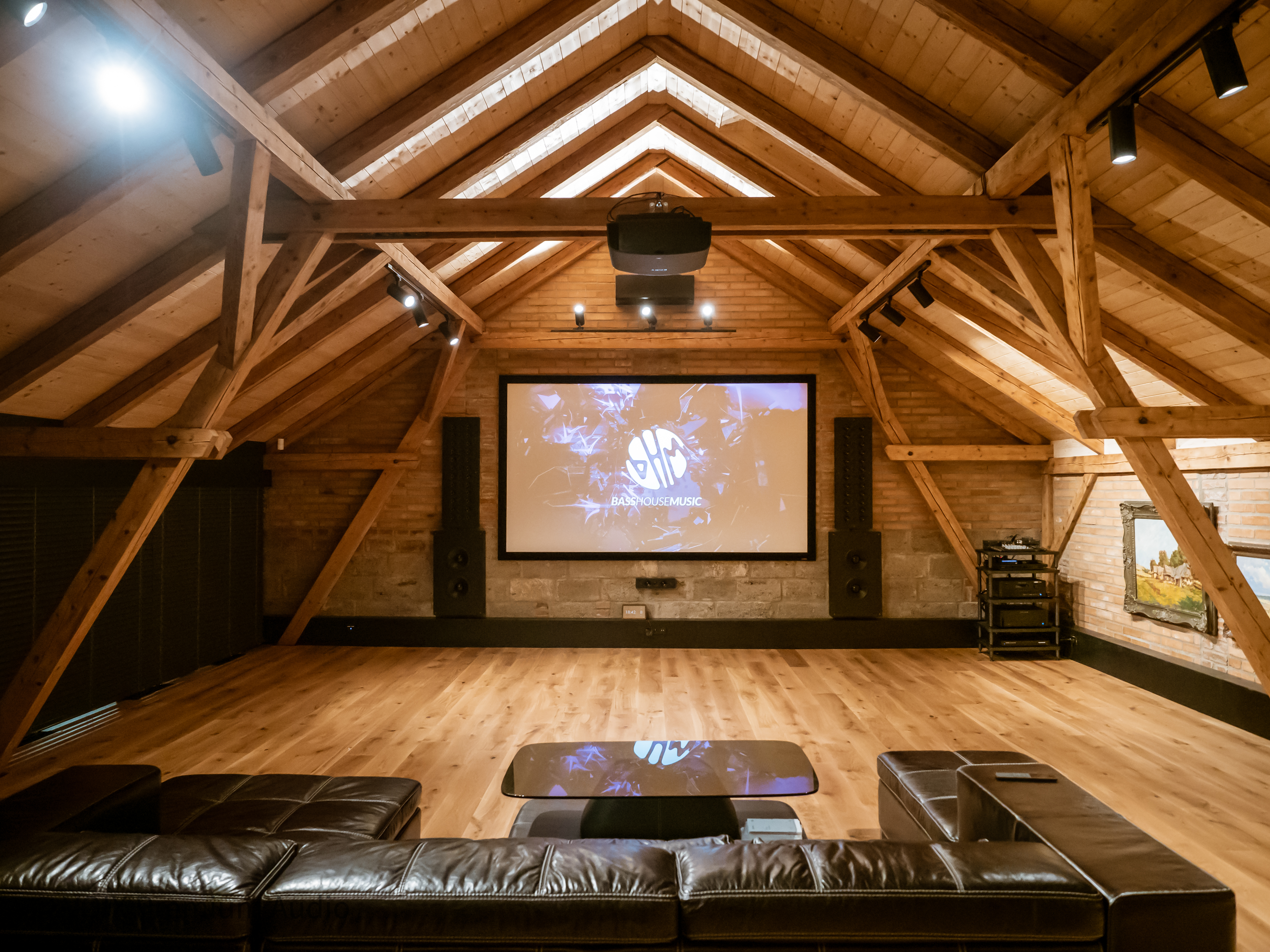 attic home theater