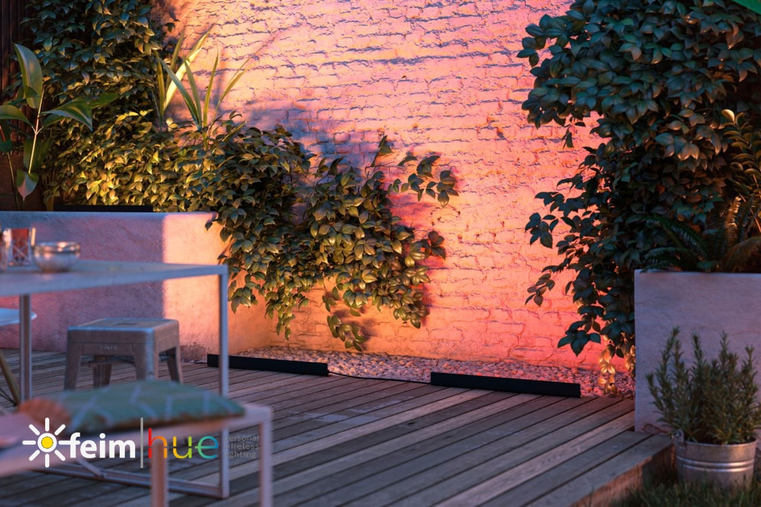 cozy garden lighting