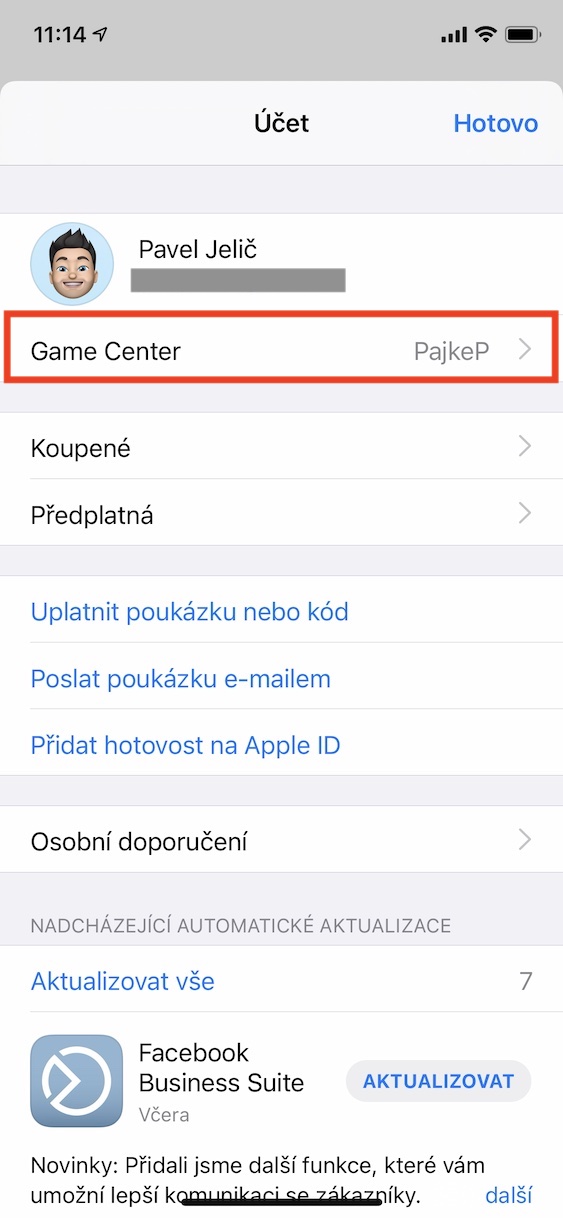 game_center_ios_profil1 gamecenter změna profilu
