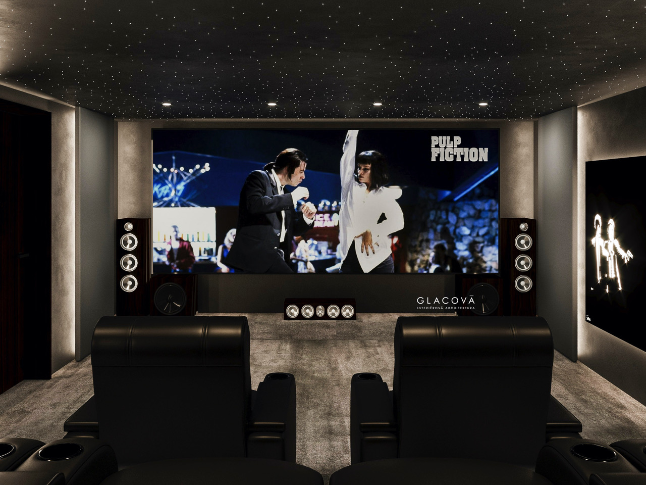 home theater screen view