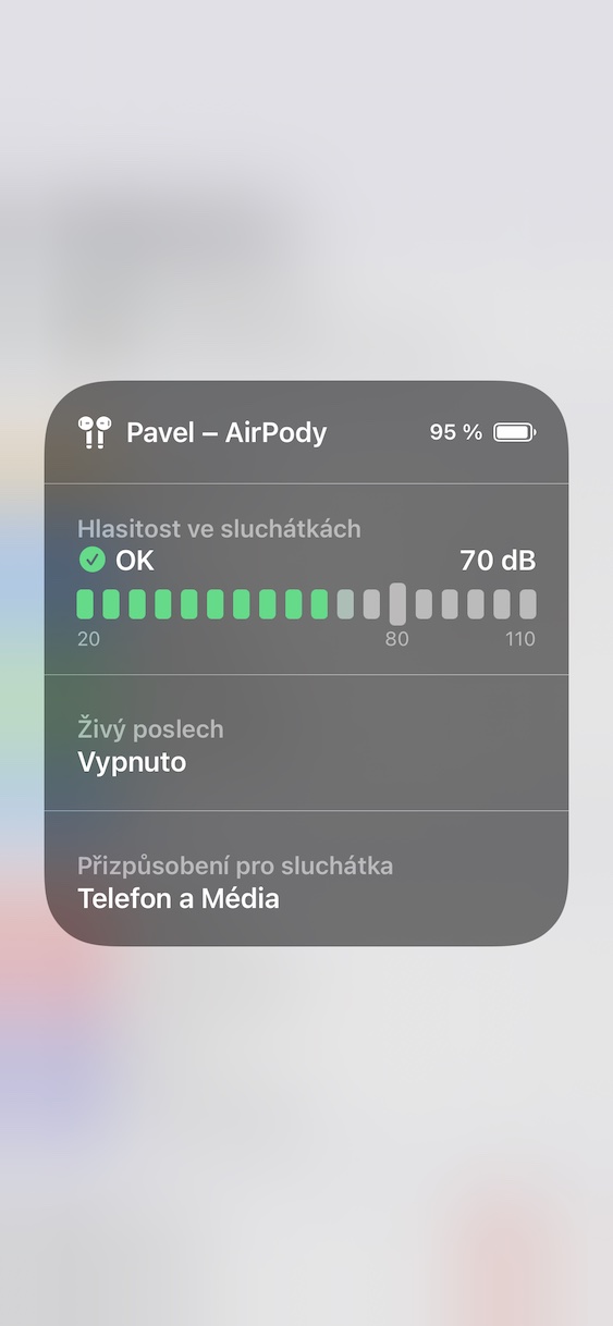 hudba_hlasitost_sluchatka_ios7 hlasitost sluchátek v ios