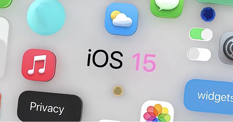 iOS 15 koncept