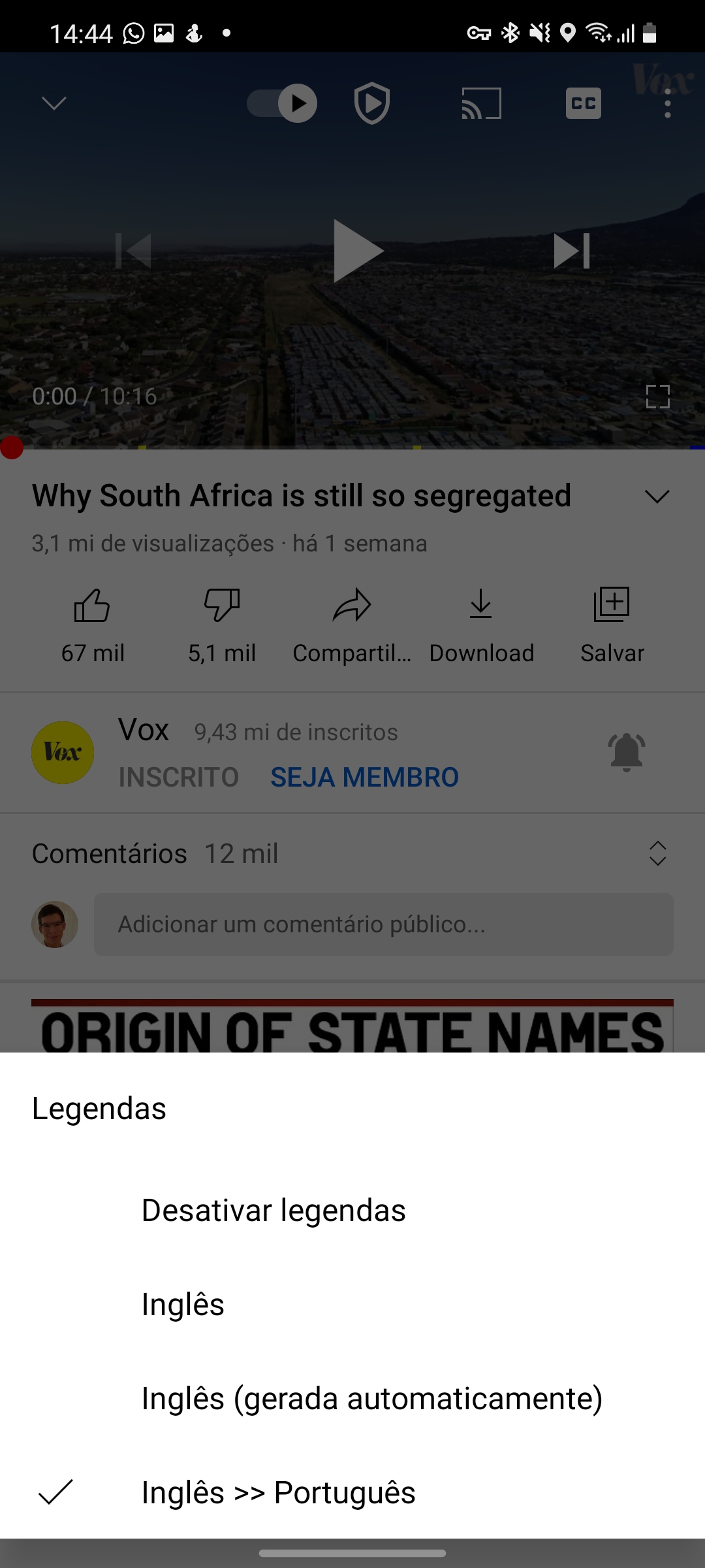 youtube subtitle options