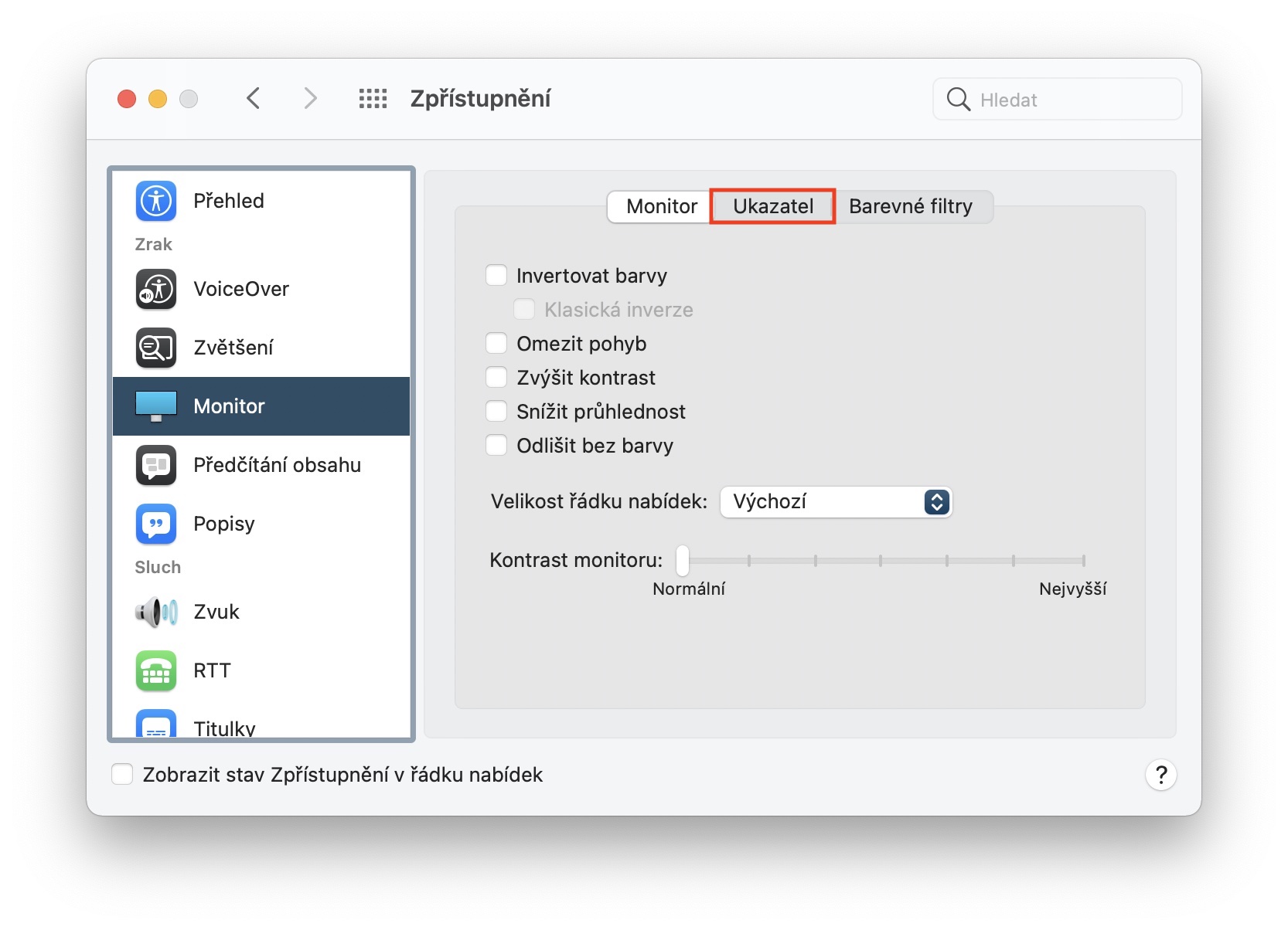 barva_kurzoru_macos_12_1 zpřístupnění macos 12