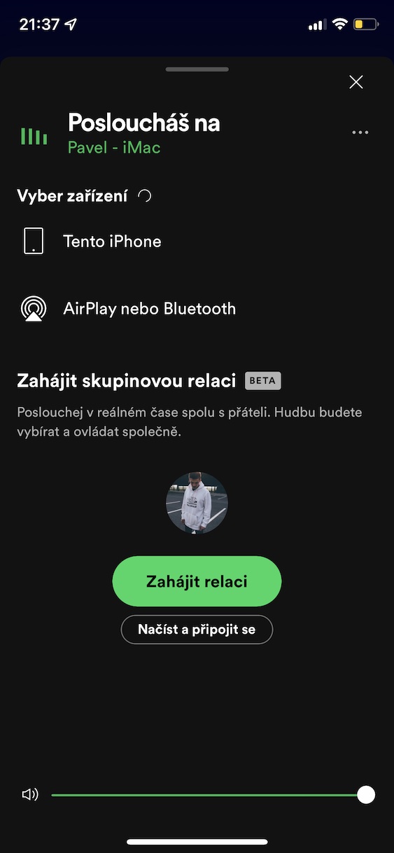 kontinuita_ios_macos_spotify1 kontinuita spotify