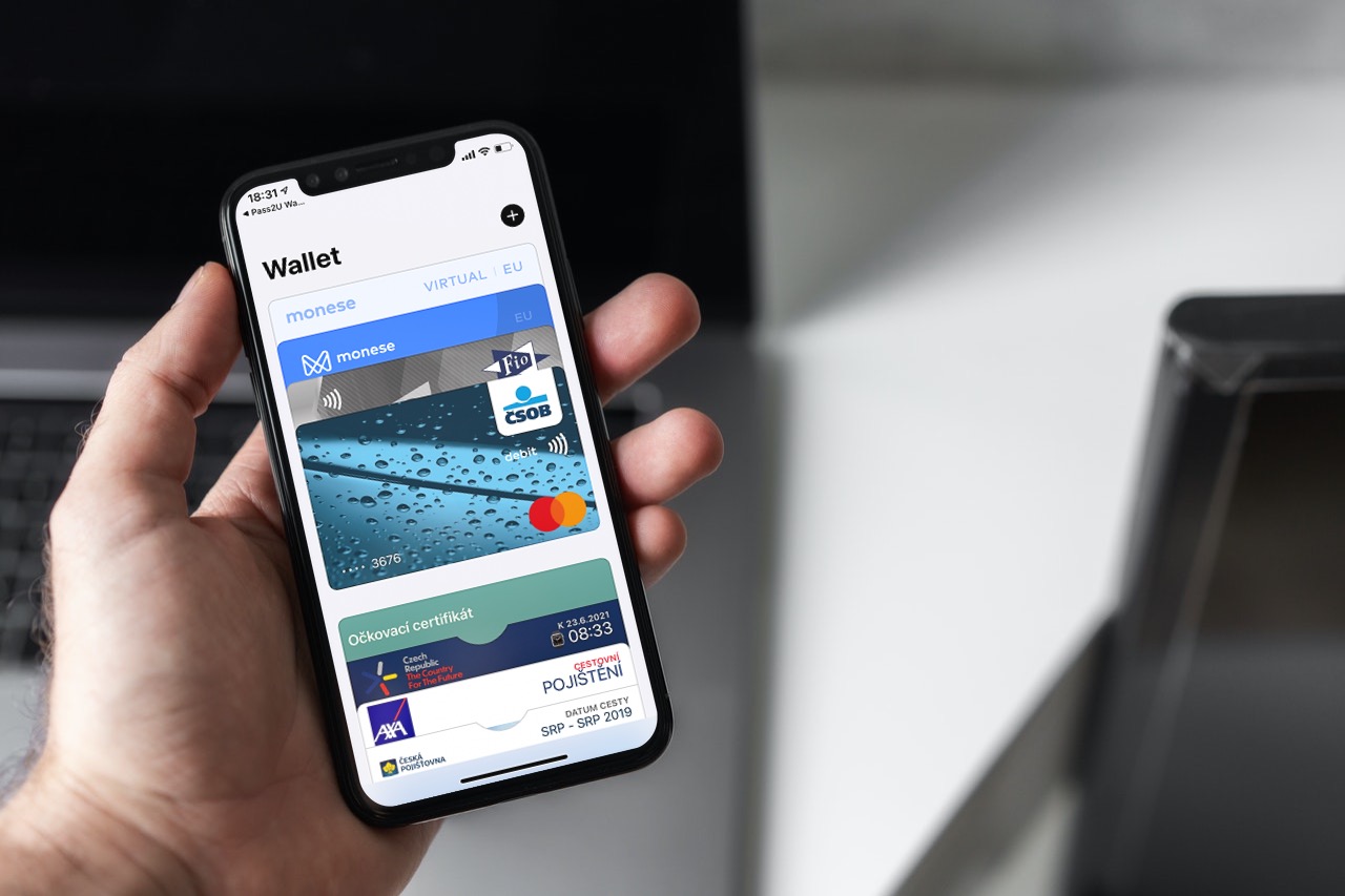 Jak dostat certifikat do Apple Wallet?