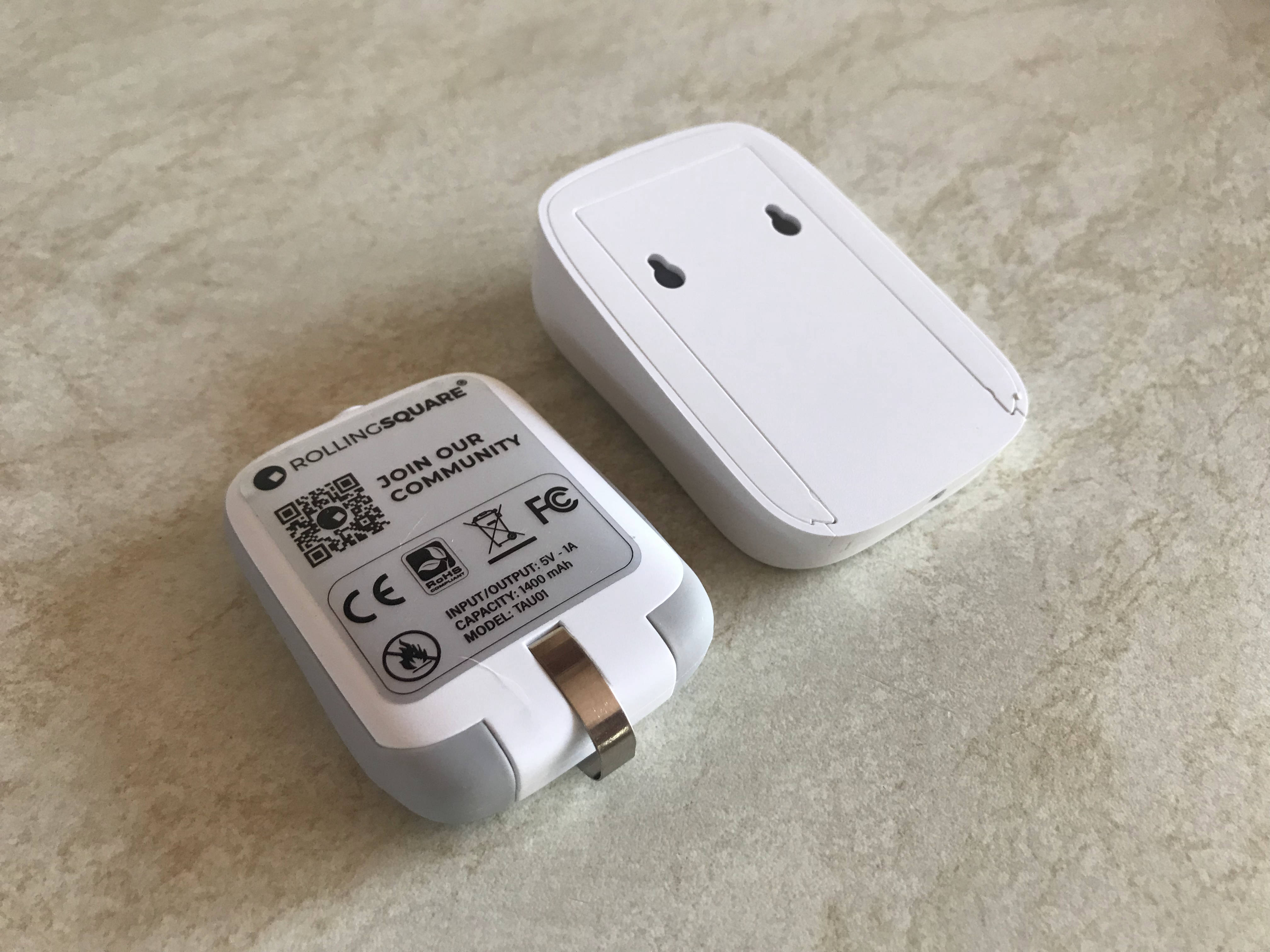 rolling square charger top view