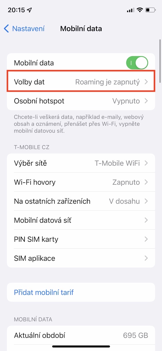 Ako pouzivat mobilné data v zahra