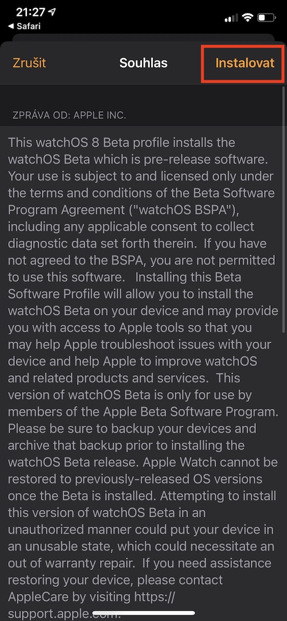 watchos_8_beta_instalace5 watchos_8_beta_instalace5