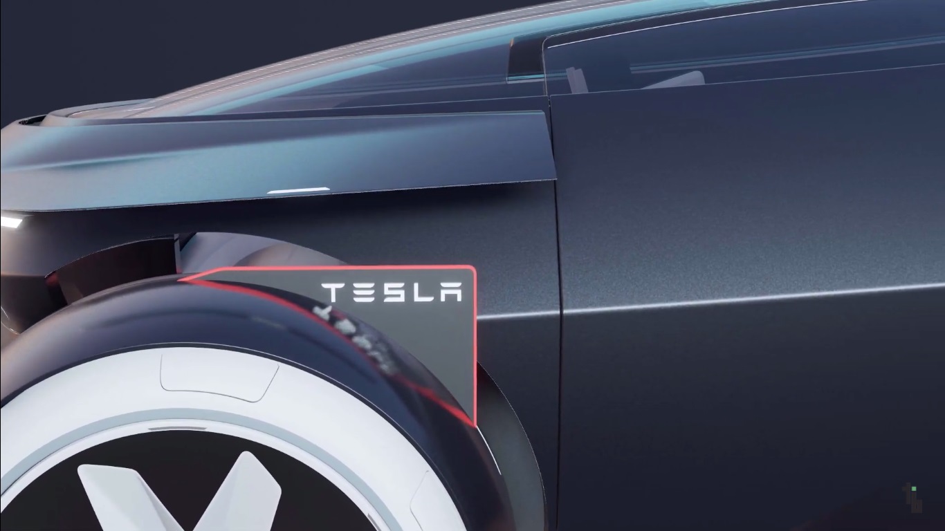 D couvrez Le Concept De Voiture lectrique Tesla Pour 2050 Letem 