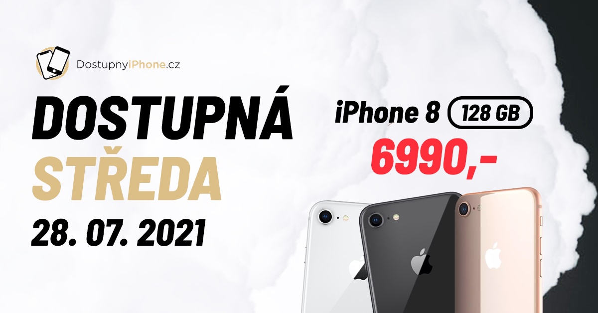 Dostupná Středa iPhone 8 128GB