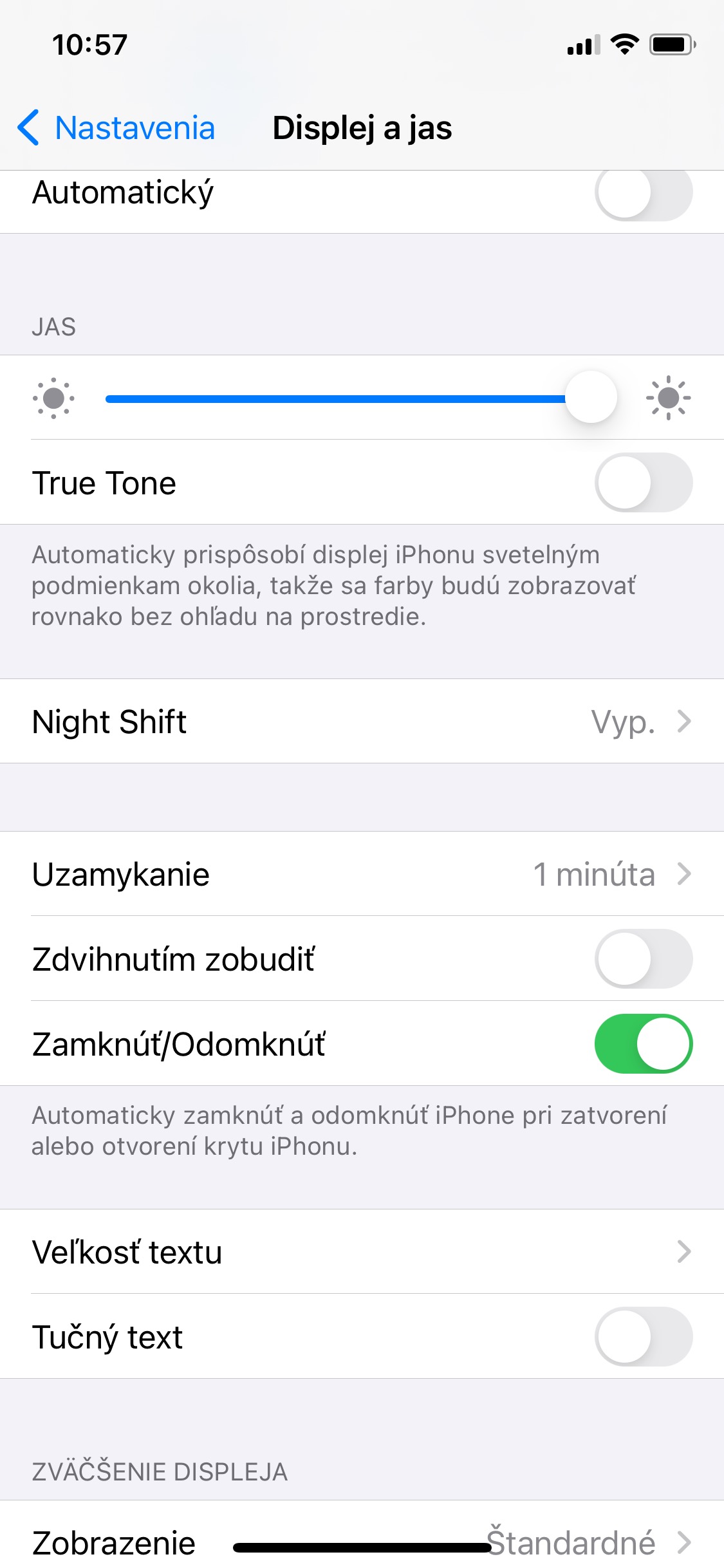 iphone lock settings