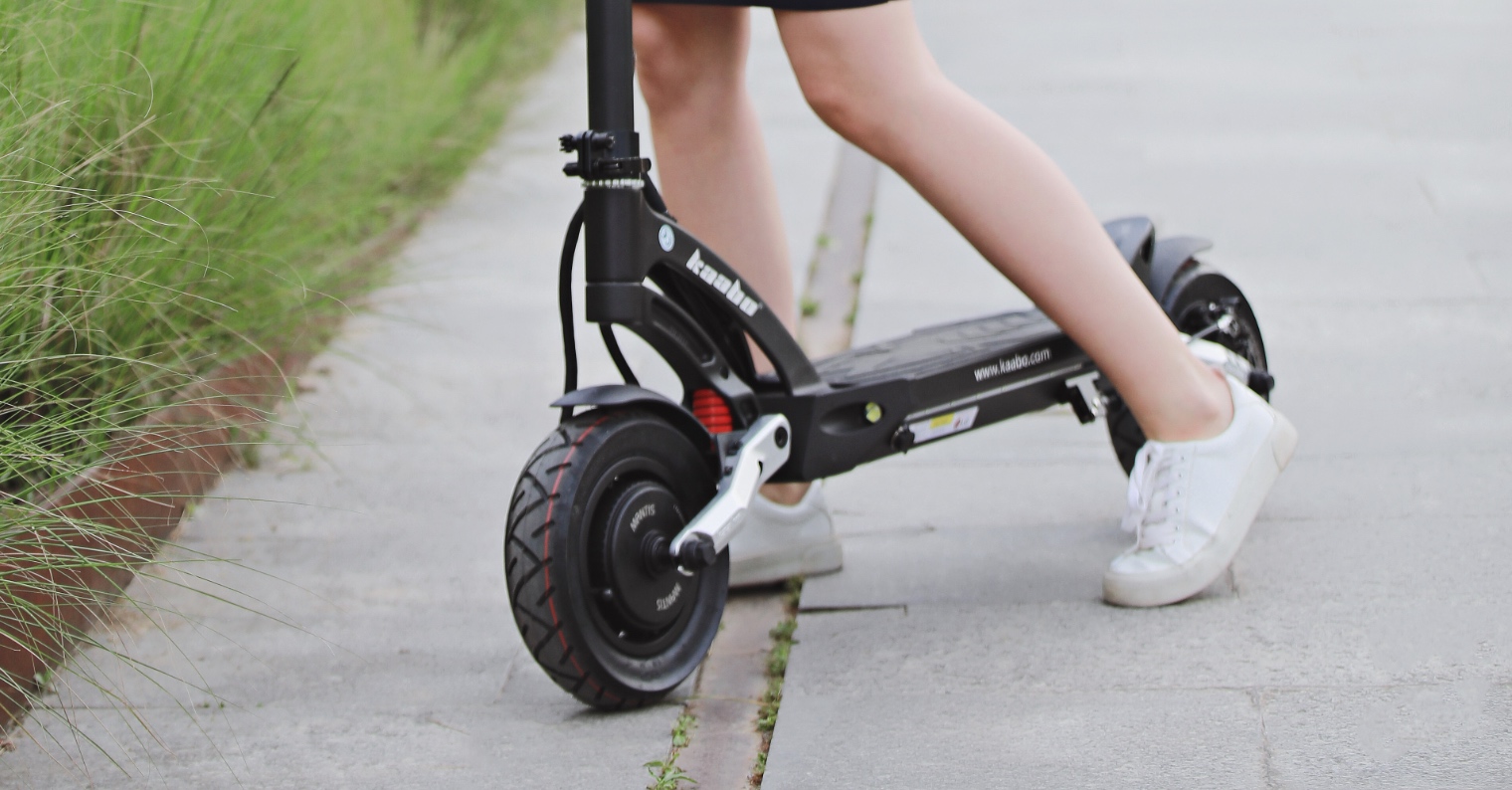 electric scooter woman