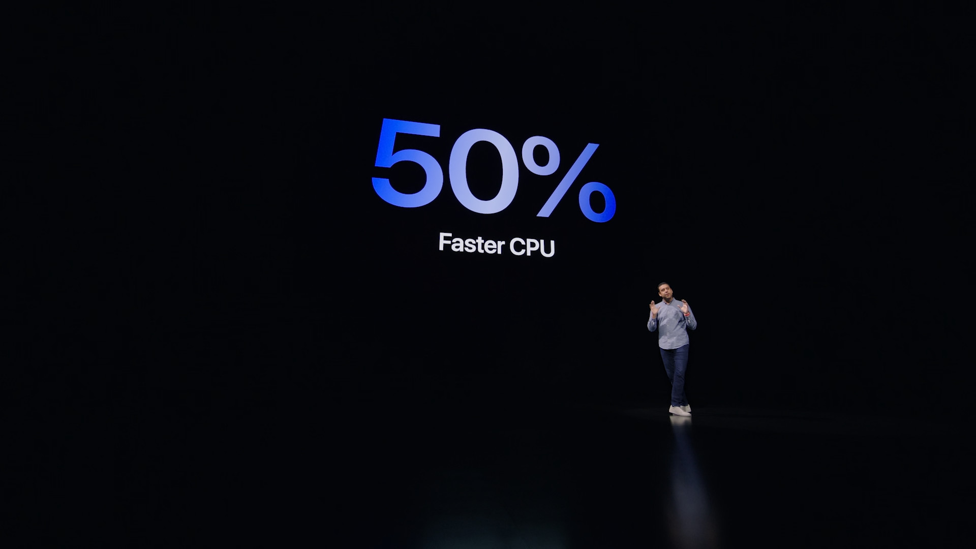 50 percent faster cpu presentation