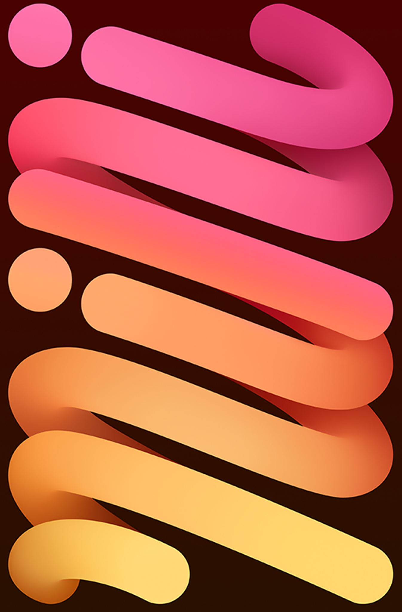abstract pink orange gradient