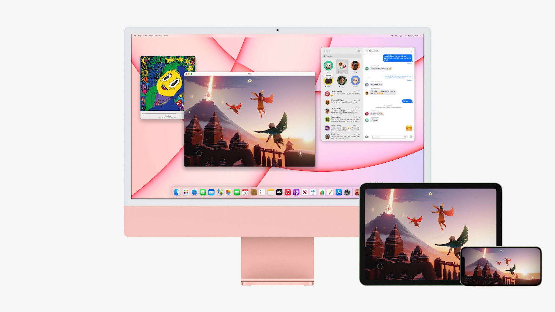 apple devices with messaging