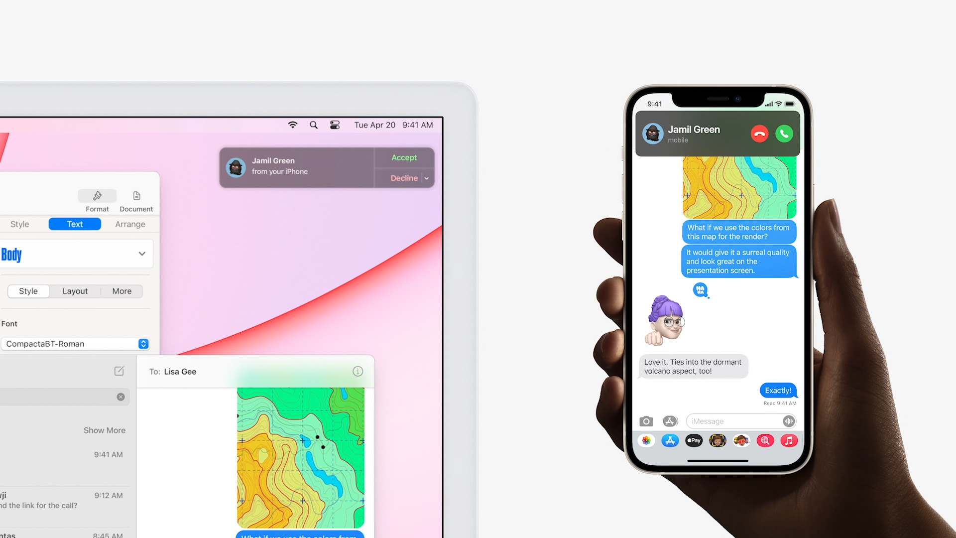apple messages on devices