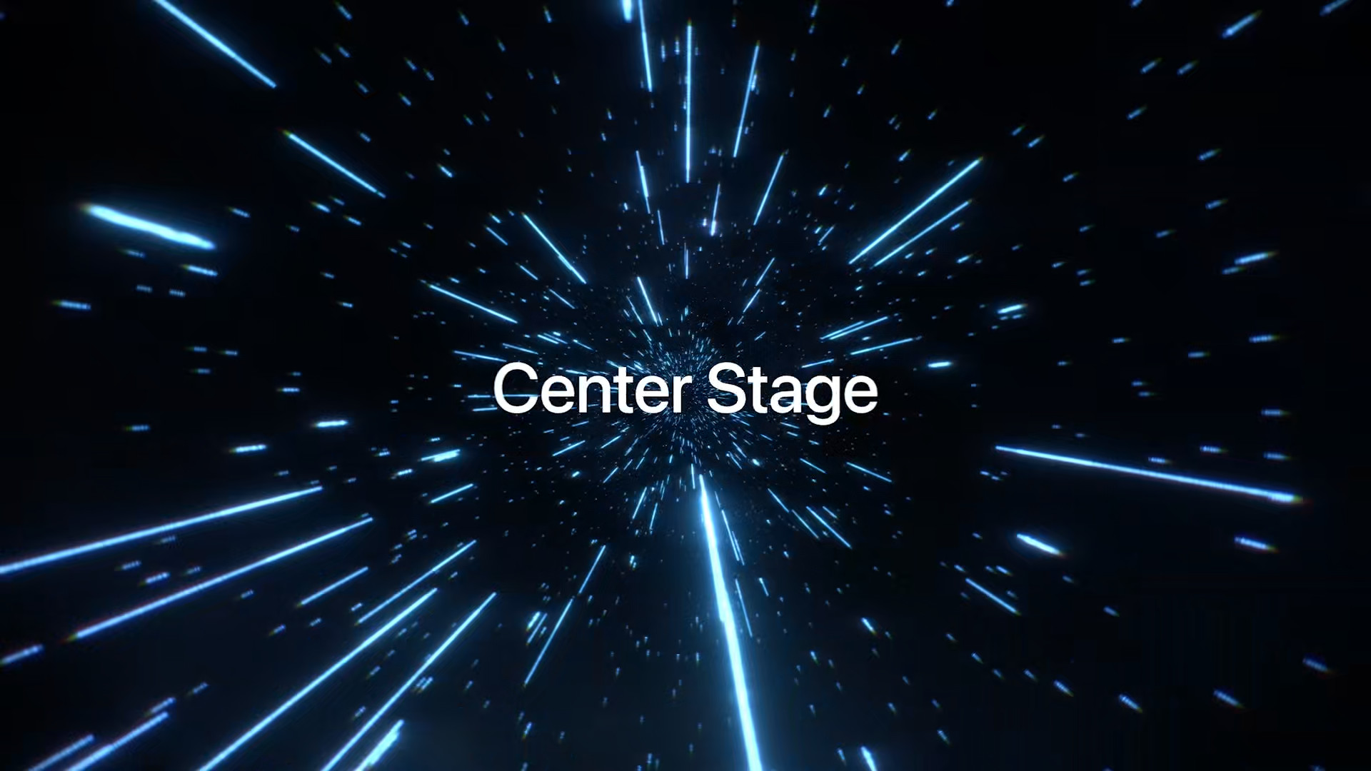 center stage light streaks