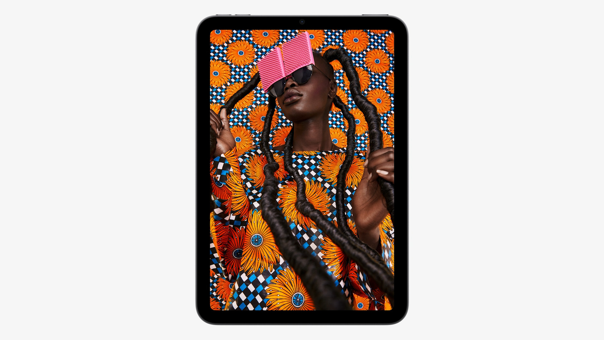 colorful fashion tablet display