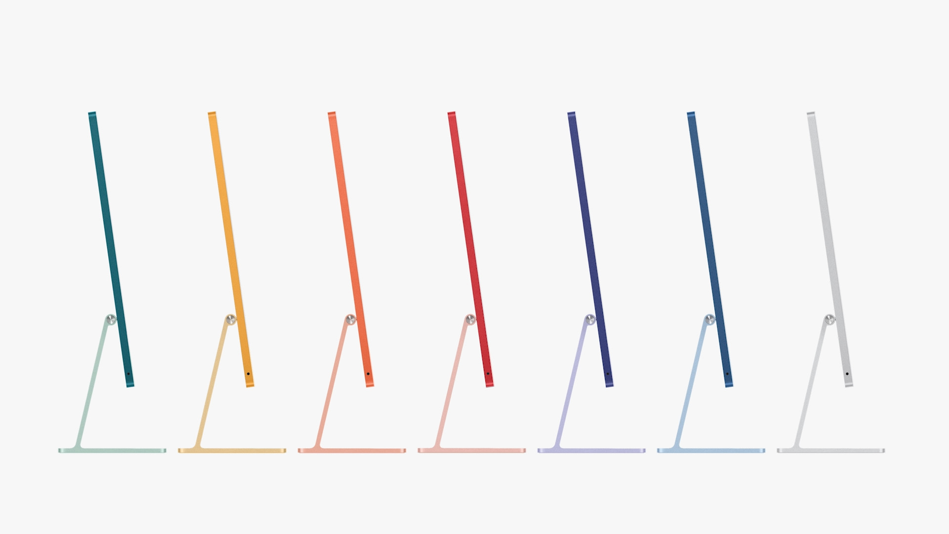 colorful imac side view