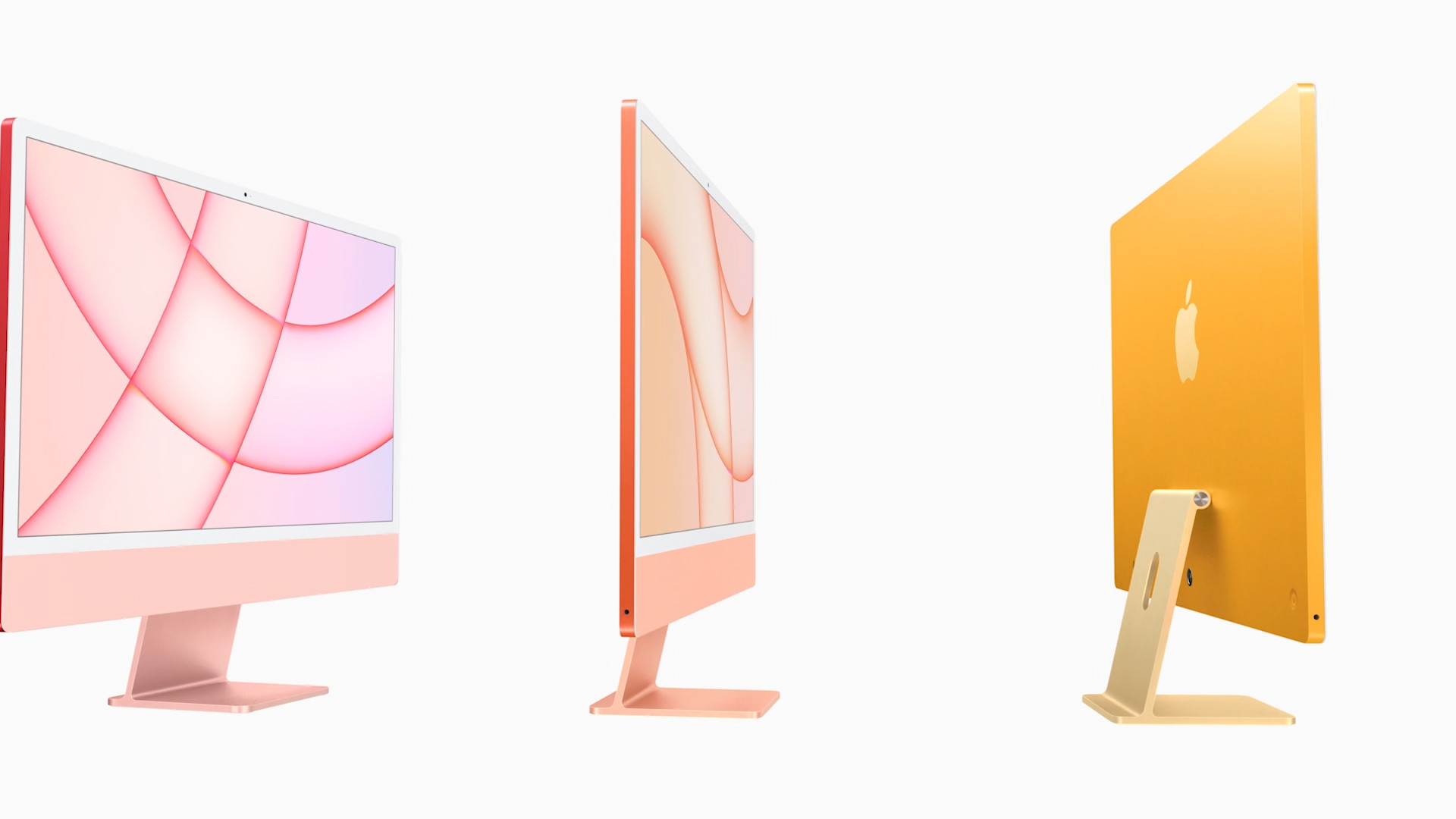 colorful imac side views