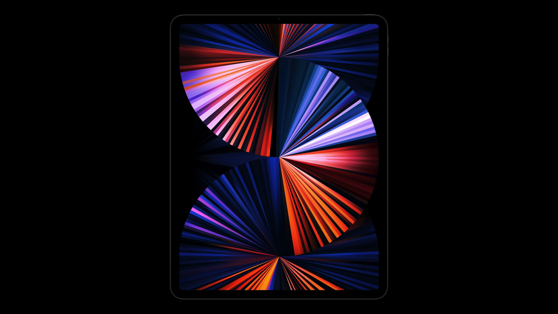 colorful tablet display