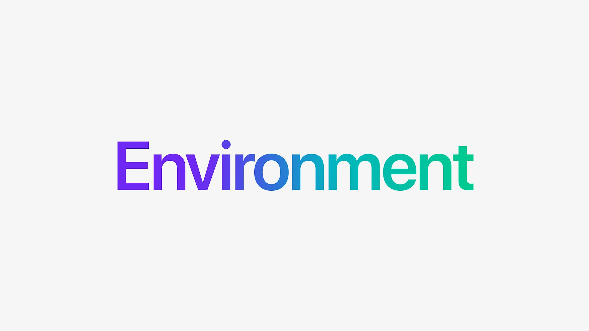 environment text gradient