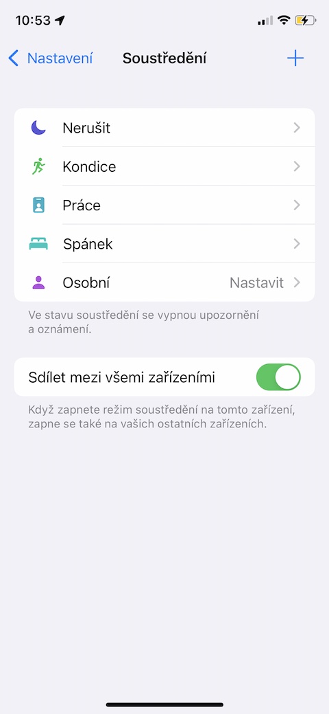 iOS 15 rezim soustredeni 2 iOS 15 rezim soustredeni