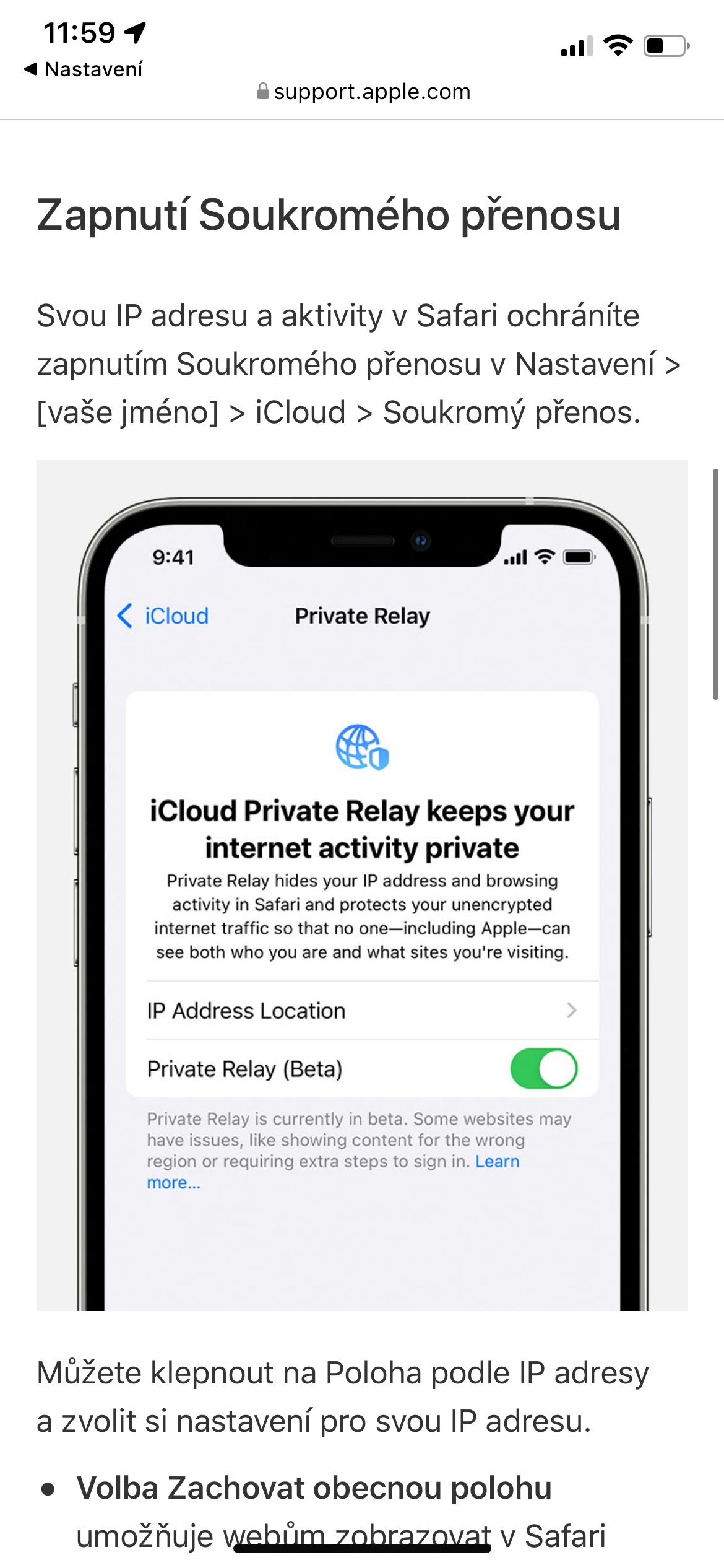 icloud private relay setup