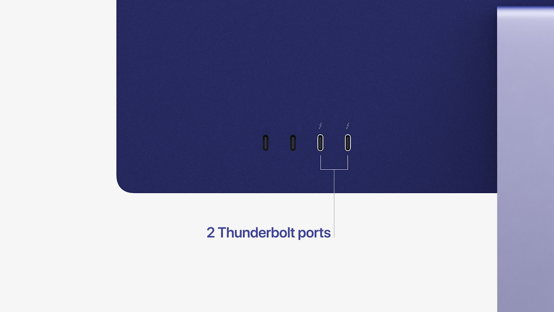 imac thunderbolt ports