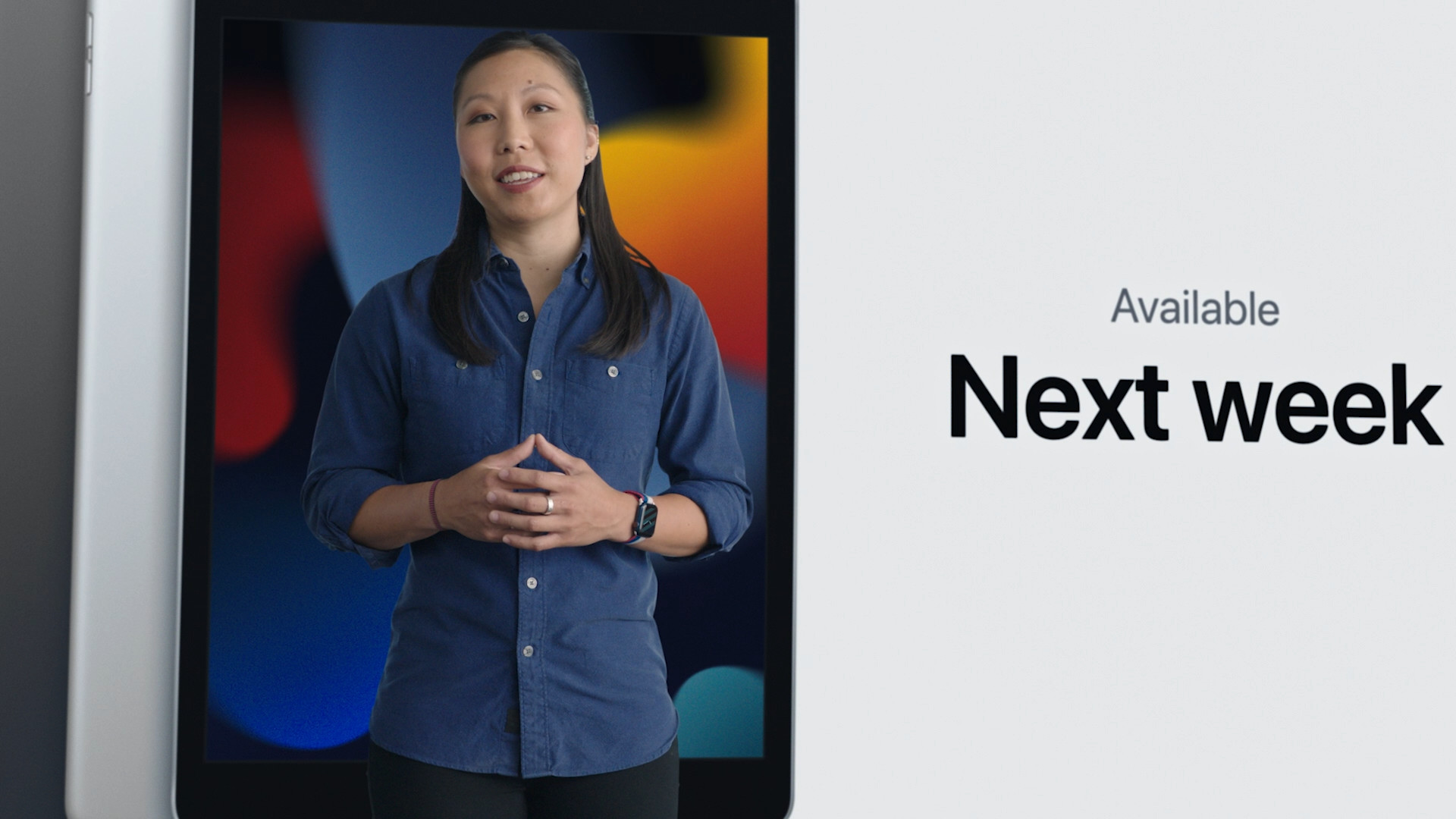 ipad available next week