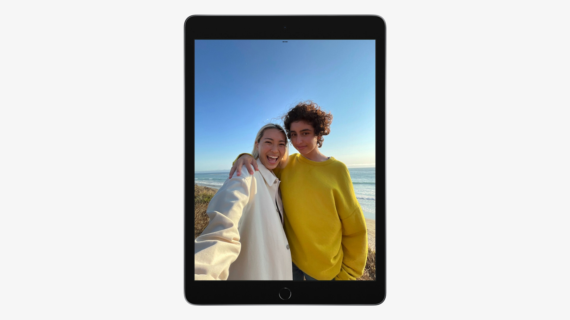 ipad selfie couple