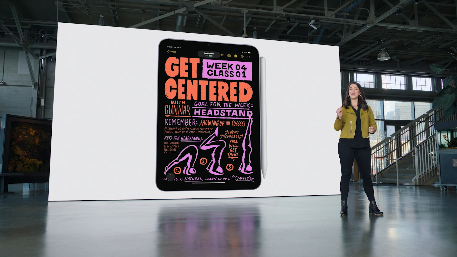 ipad yoga class presentation 2