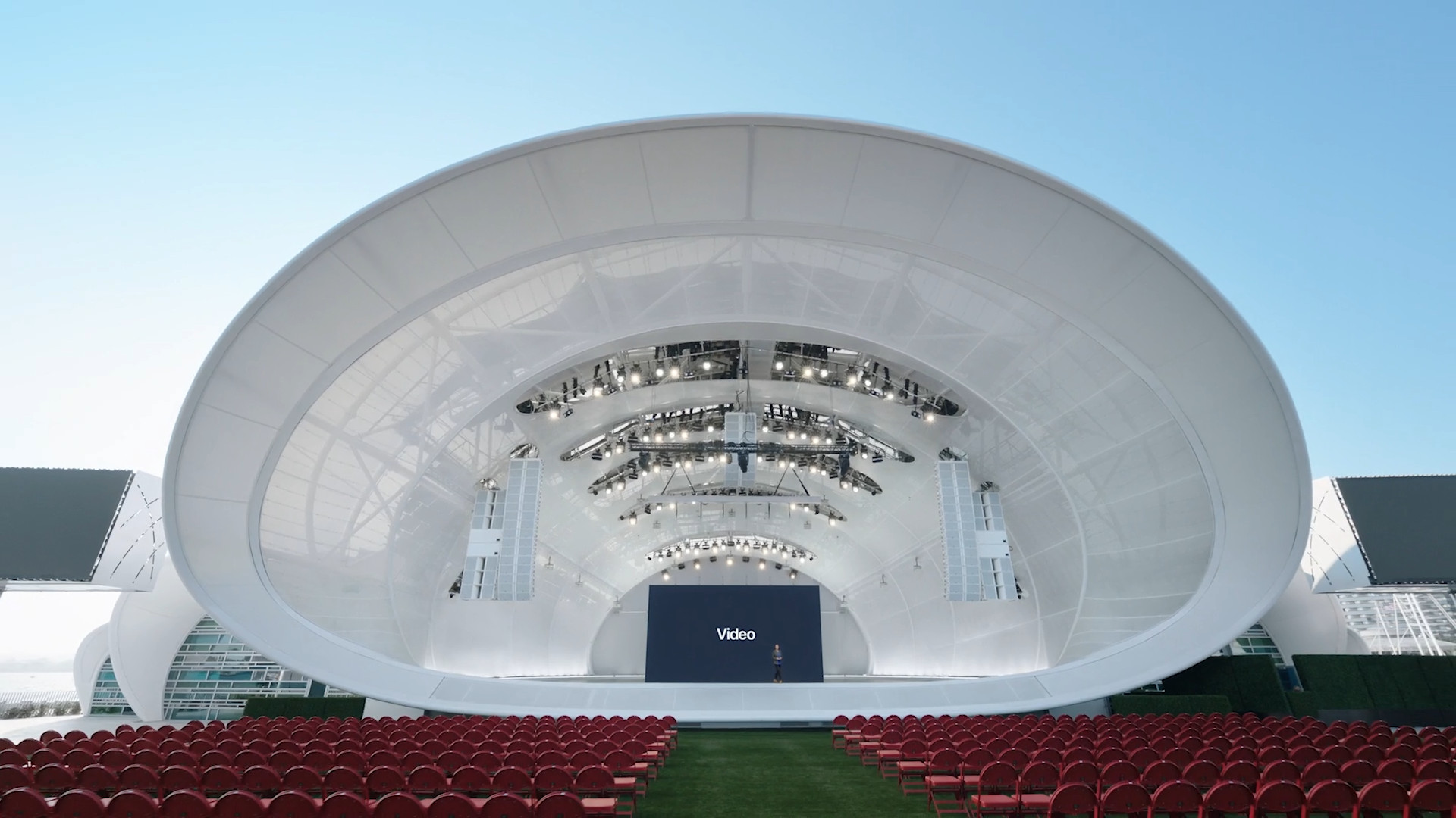 modern outdoor stage setup