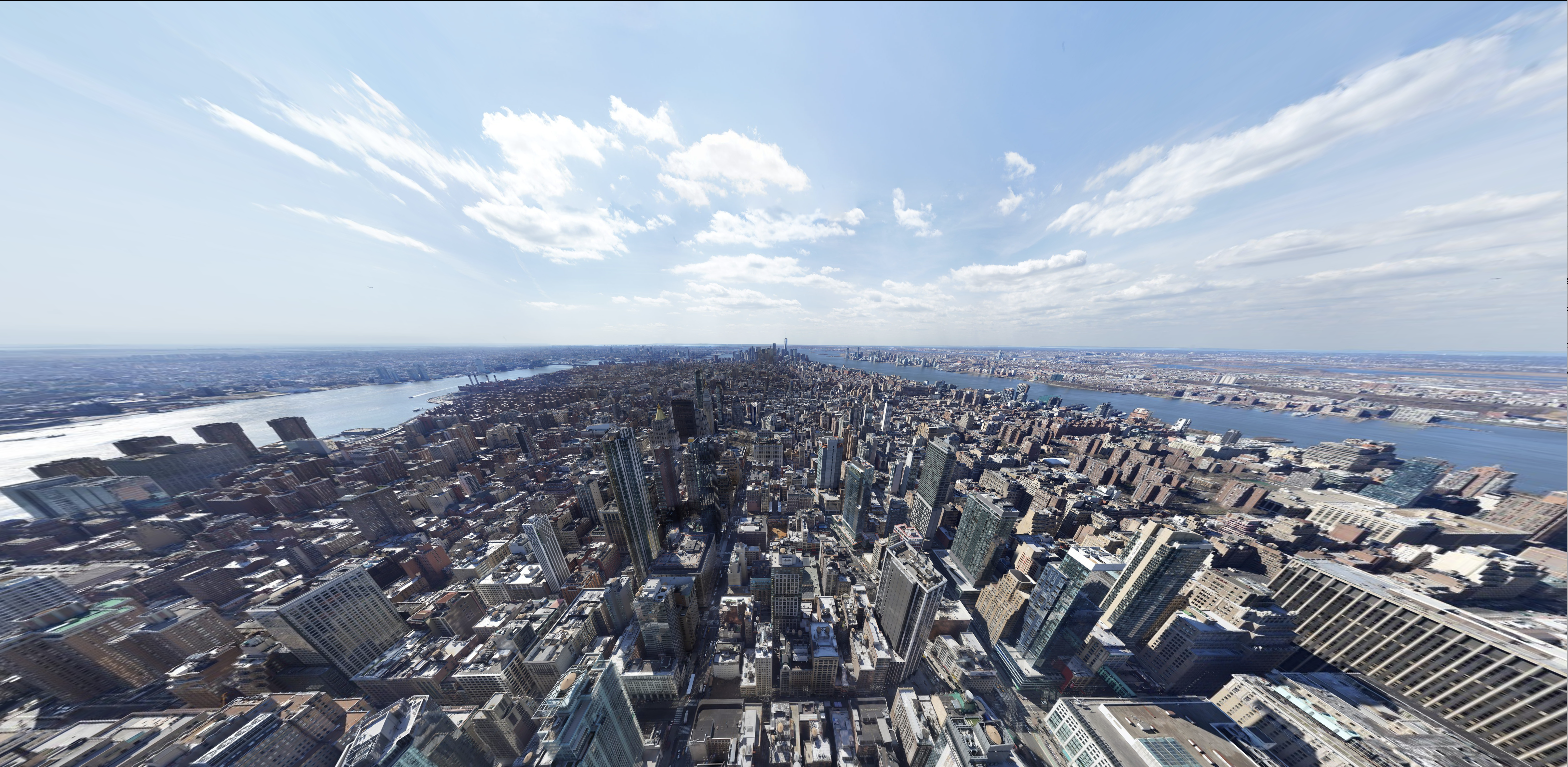 new york city aerial view