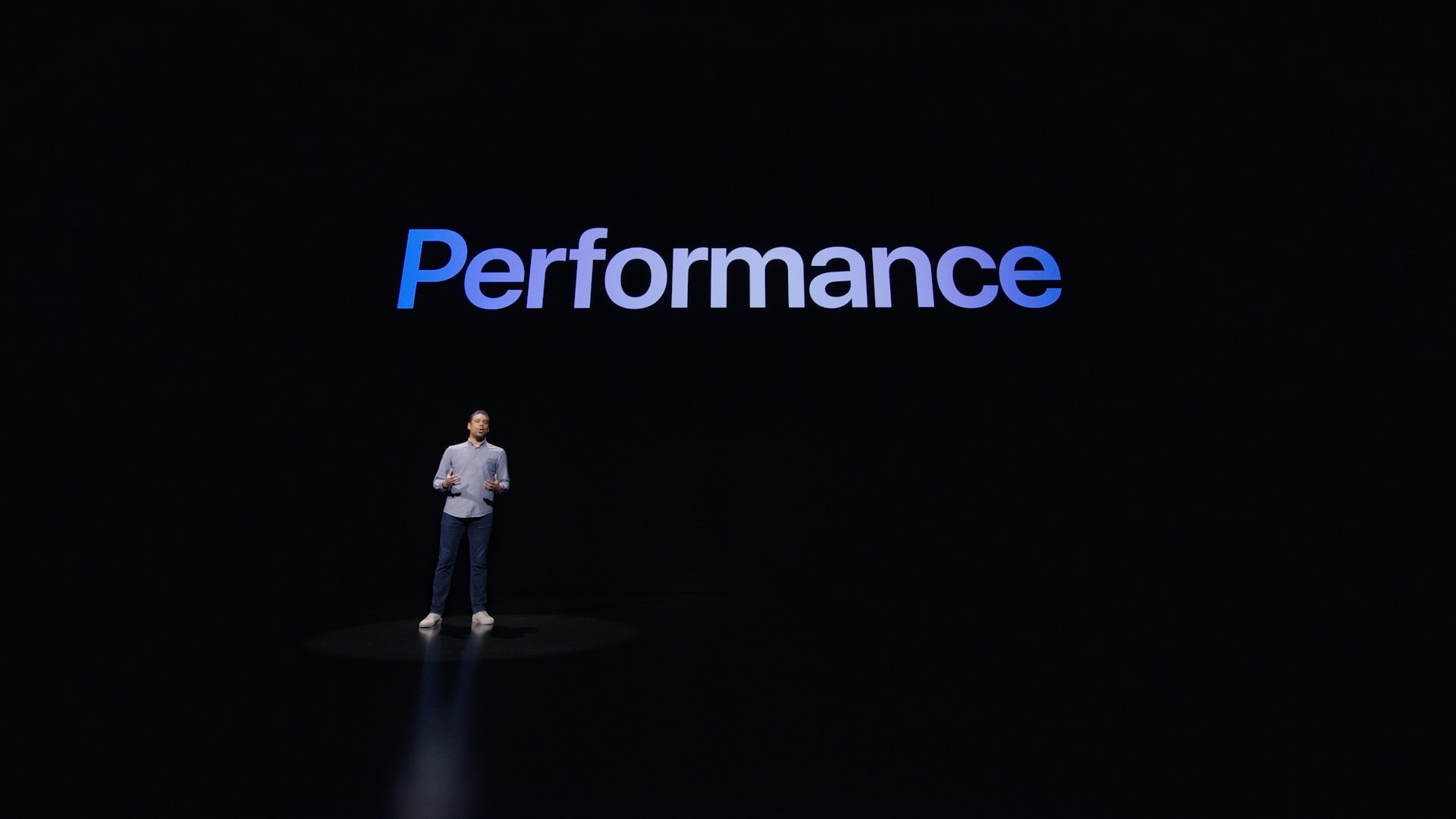 performance text presentation