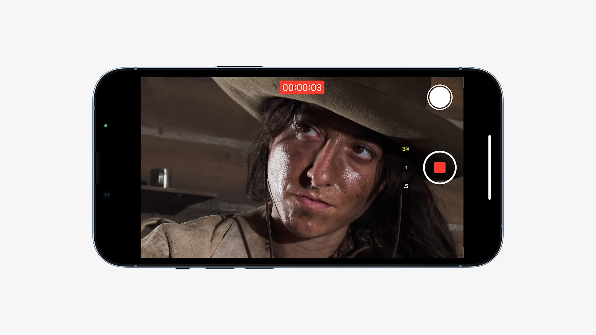 phone screen woman hat