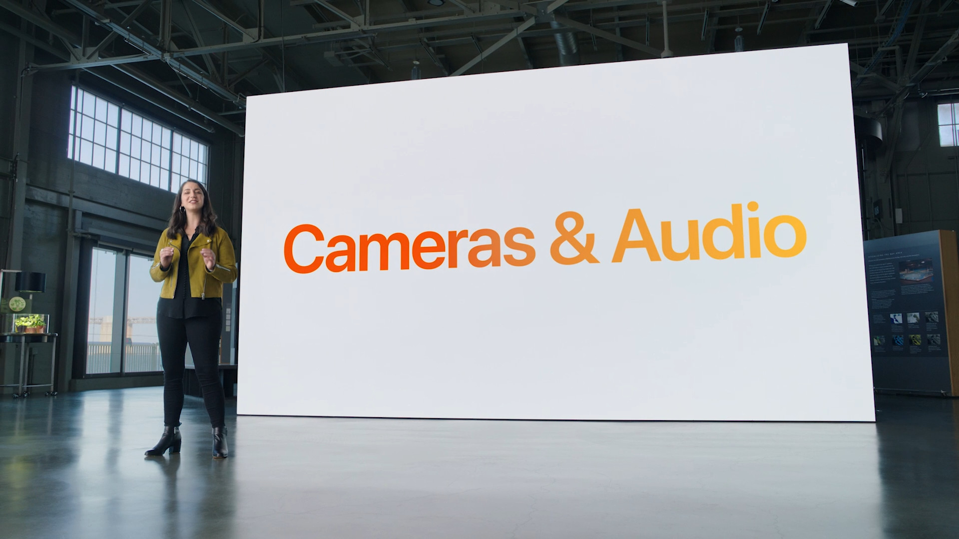 presentation cameras and audio