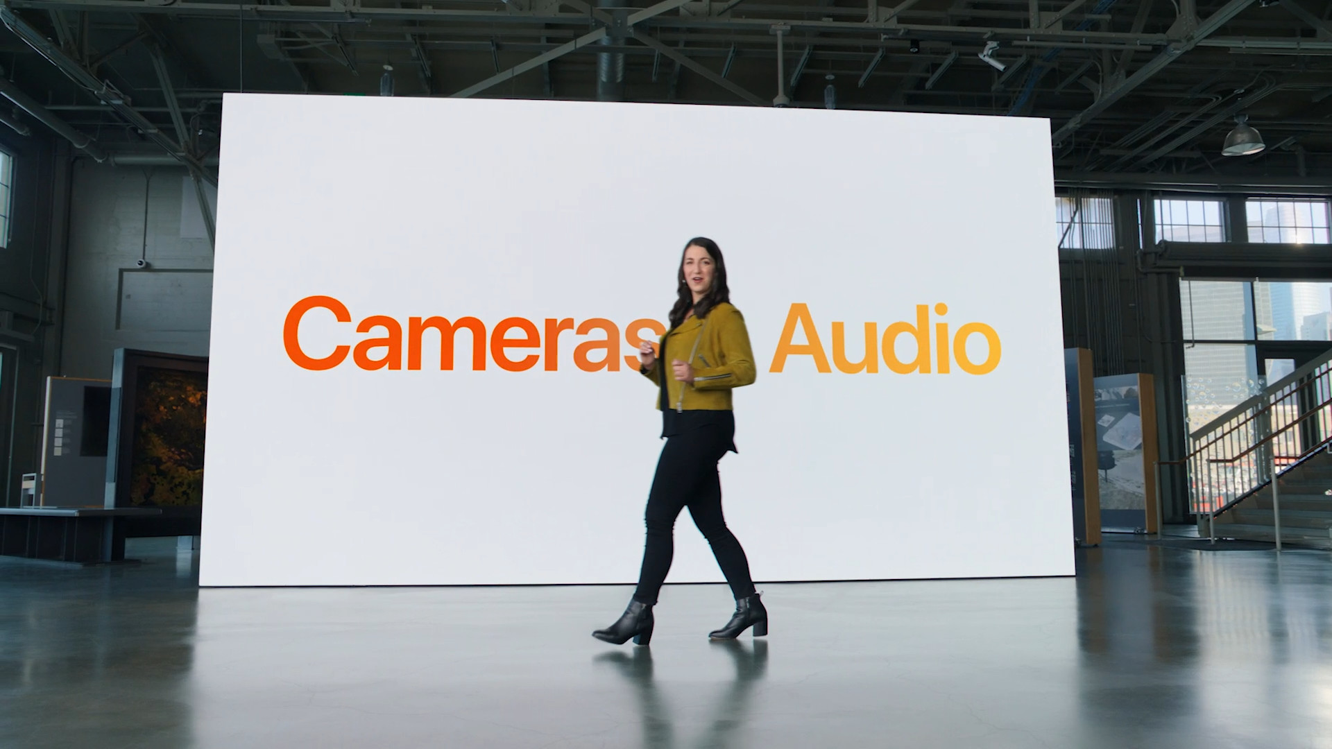 presentation cameras audio
