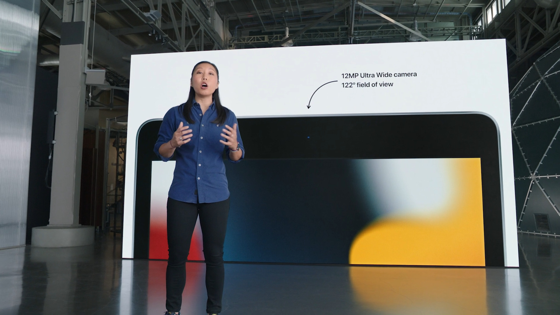 presentation ultra wide camera