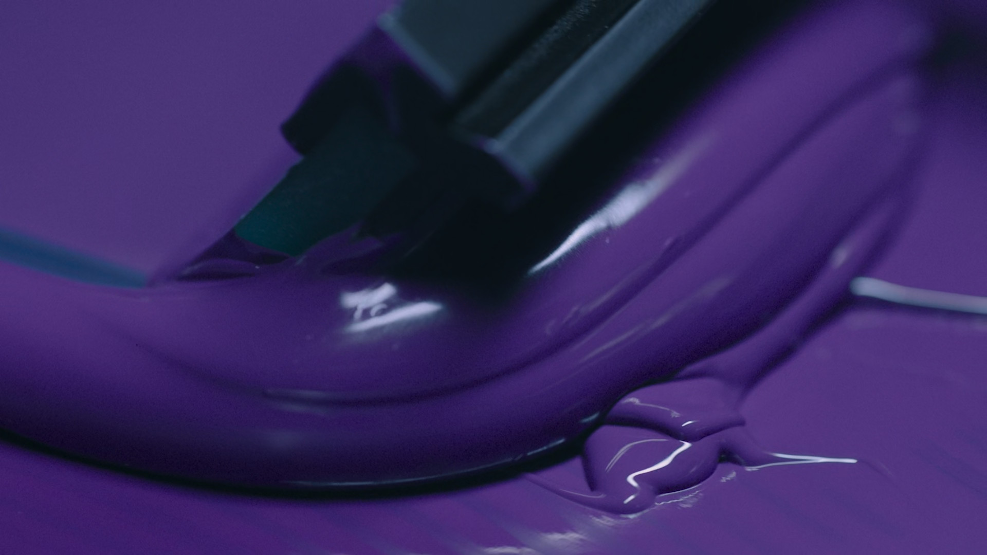 purple paint closeup