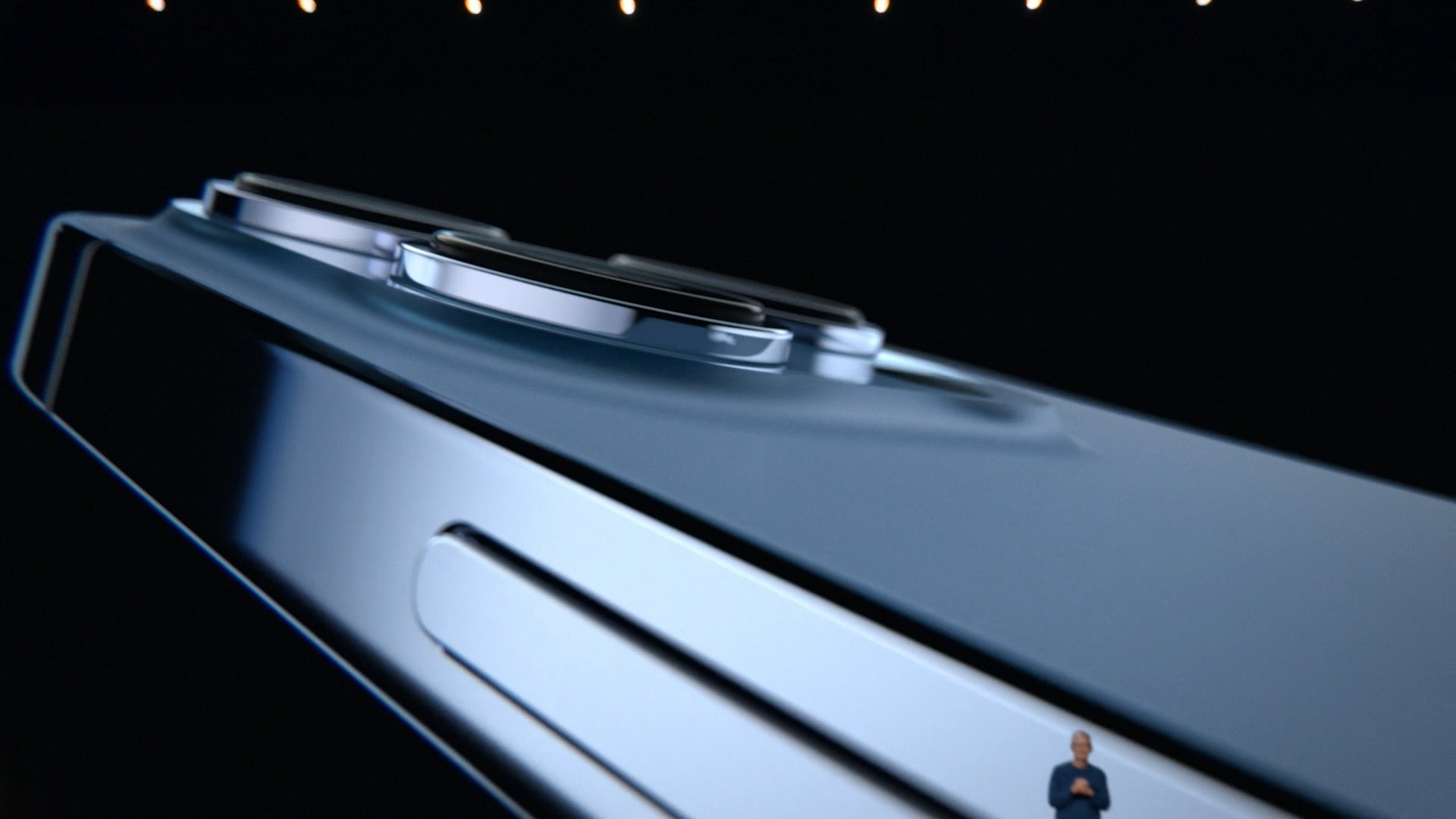 smartphone closeup side view