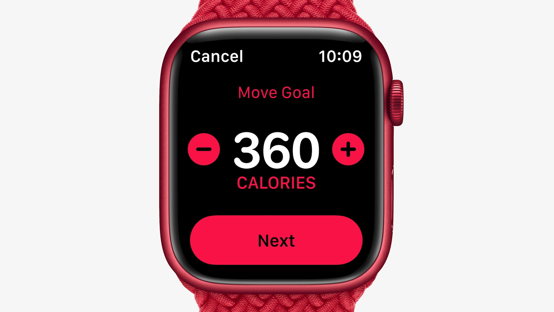 smartwatch calorie goal