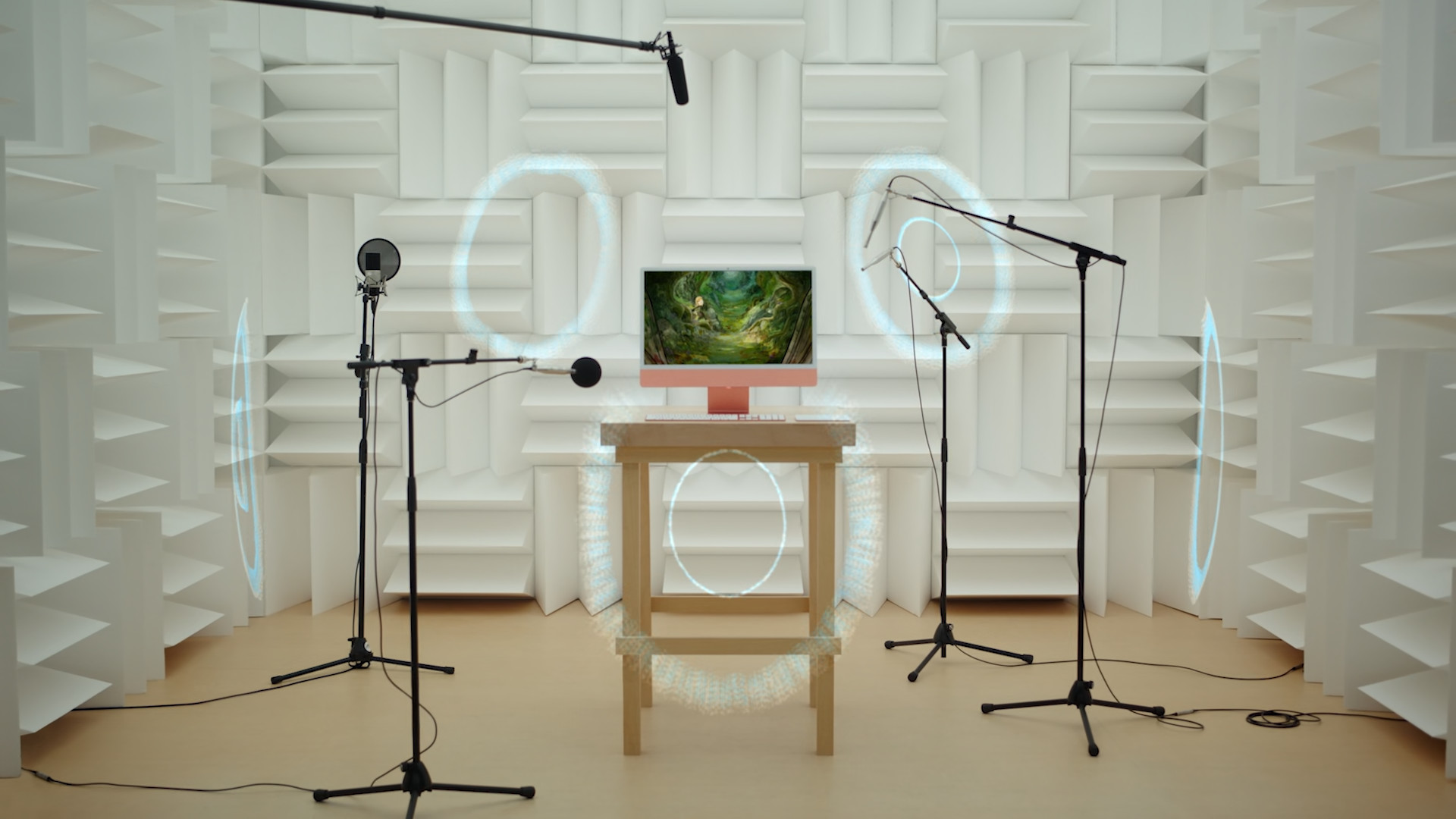 sound testing room setup