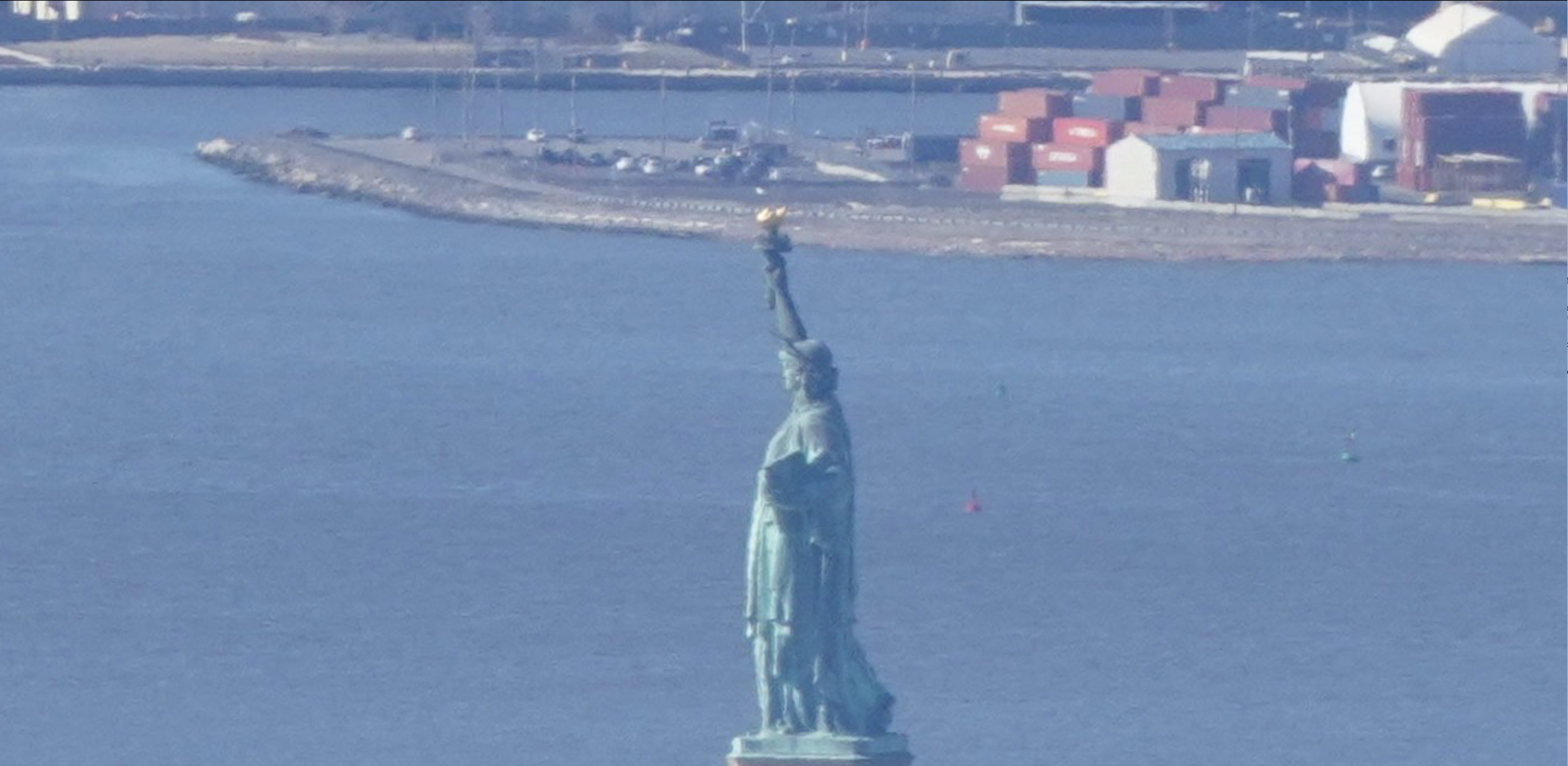 statue of liberty closeup