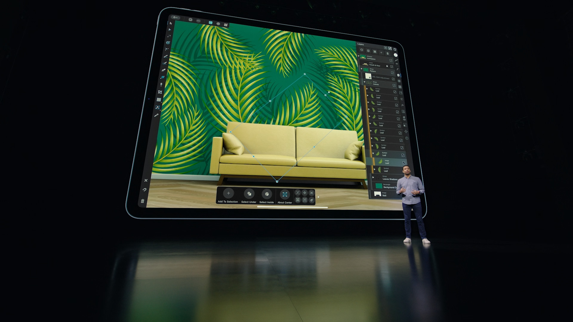 tablet design software presentation