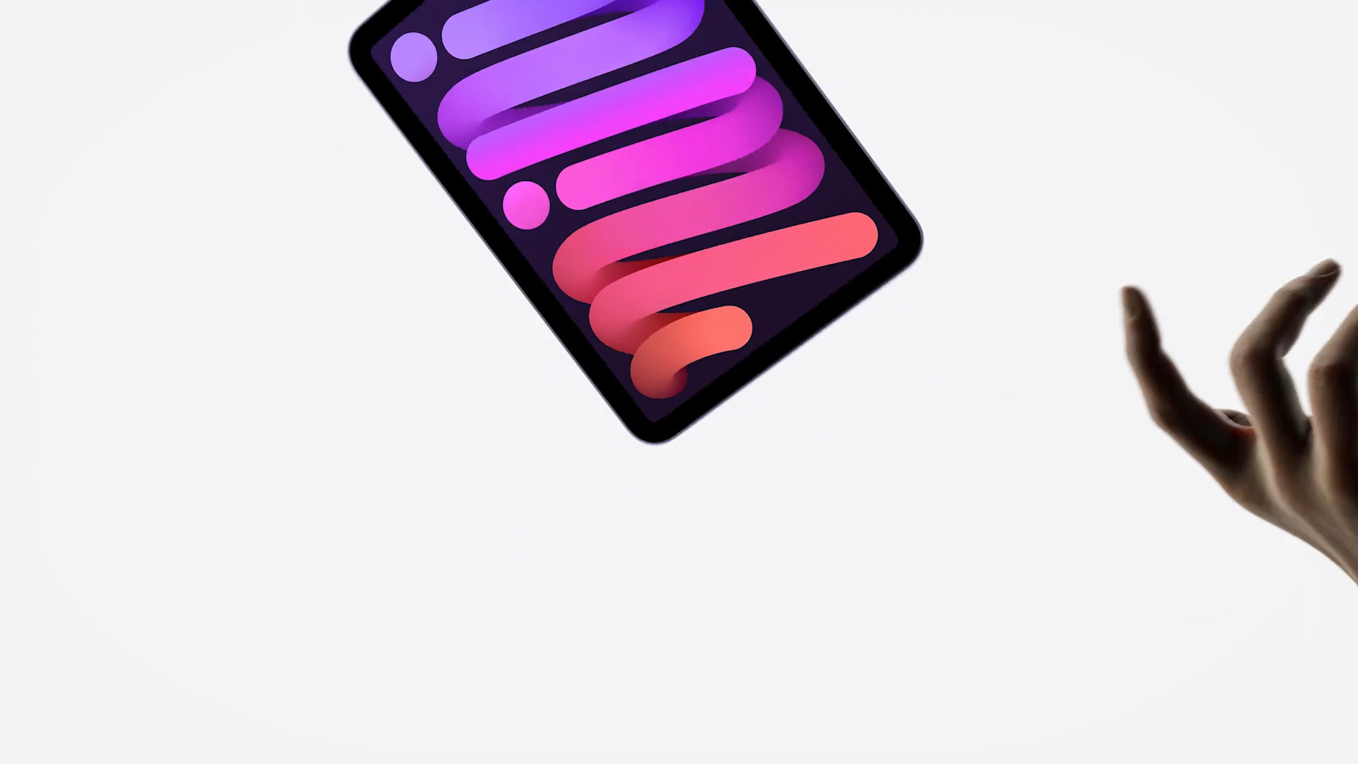 tablet floating in air