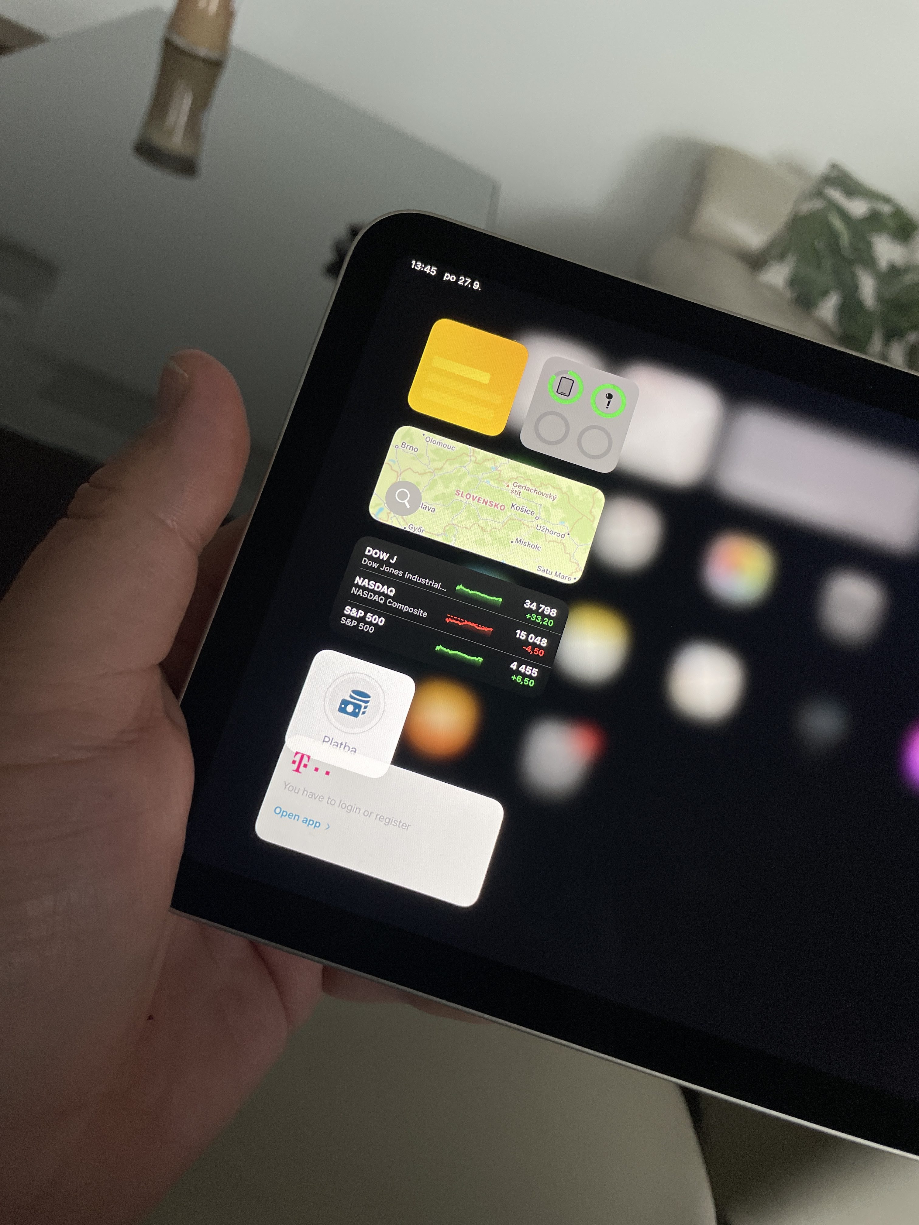 tablet home screen widgets