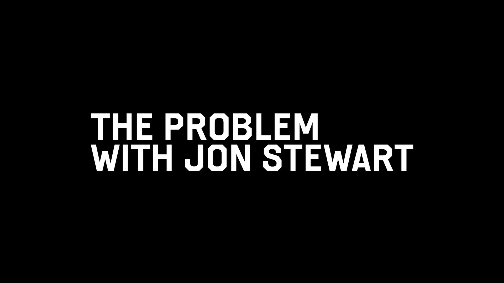 the problem with jon stewart logo