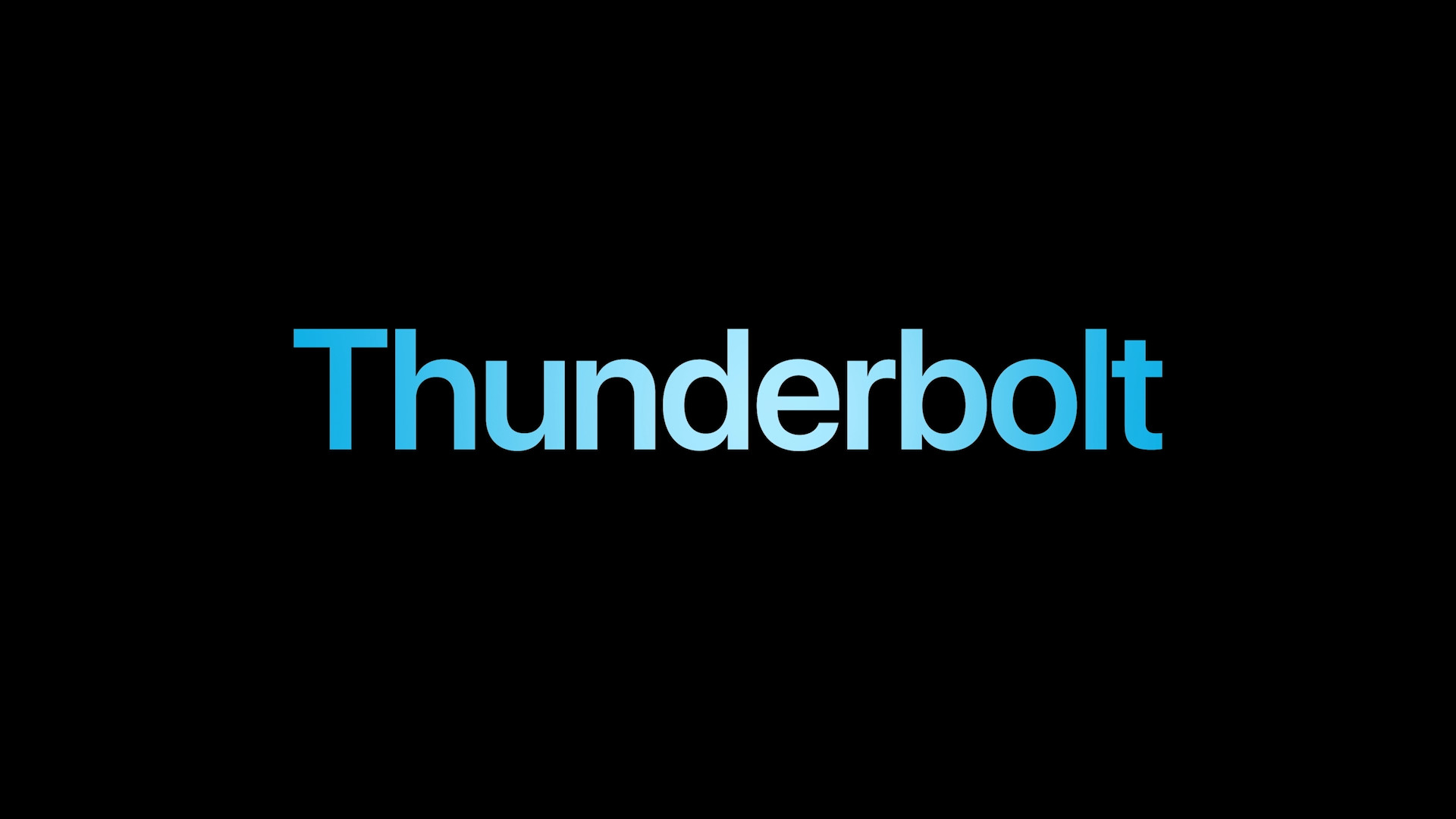 thunderbolt text